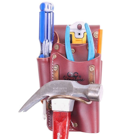 CLC 21465 4 Pocket Heavy - Duty Leather Hammer/Tool Holder - Mississauga Hardware Centre IncKUNYS21465