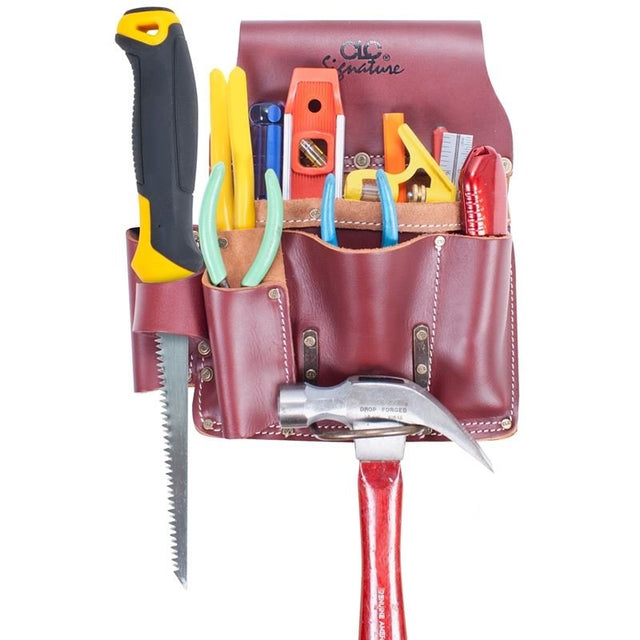 CLC 21485 11 Pocket Pro Drywaller's Heavy - Duty Leather Tool Pouch - Mississauga Hardware Centre IncKUNYS21485