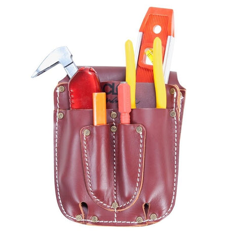 CLC 21503 5 Pocket Heavy - Duty Leather Electrical/Maintenance Tool Caddy - Mississauga Hardware Centre IncKUNYS21503