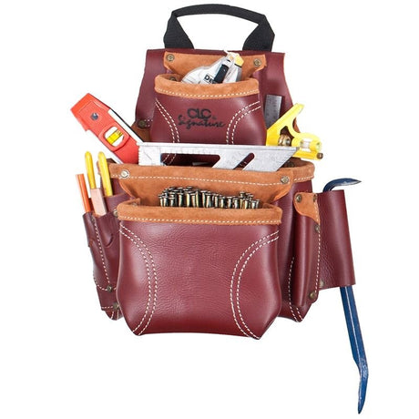 CLC 21685 8 Pocket Construction Worker's Heavy Duty Leather Nail Tool Bag - Mississauga Hardware Centre IncKUNYS21685