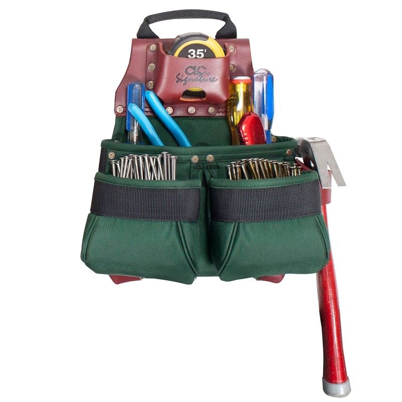 CLC 51838 10 Pocket Construction Worker's Ballistic Nylon Nail Tool Bag - Mississauga Hardware Centre IncKUNYS51838