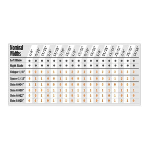CMT 230.012.08 8 in Dado PRO Set - 12T - Mississauga Hardware Centre Inc