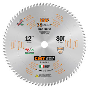 CMT 252.072.12 12 in Fine Finsh Saw Blade - 80T - Mississauga Hardware Centre Inc