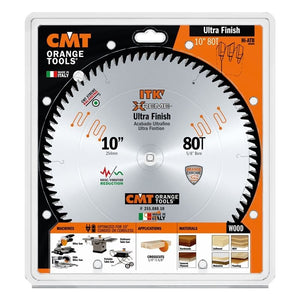 CMT 255.080.10 10 in Ultra Finsh Saw Blade - 80T - Mississauga Hardware Centre Inc