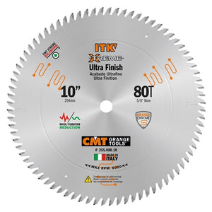CMT 255.080.10 10 in Ultra Finsh Saw Blade - 80T - Mississauga Hardware Centre Inc