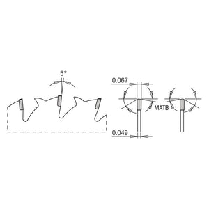 CMT ORANGE TOOLS 257.036.07 7 - 1/4 in ITK Xtreme 36T Wood and Metal Circular Saw Blade - Mississauga Hardware Centre Inc