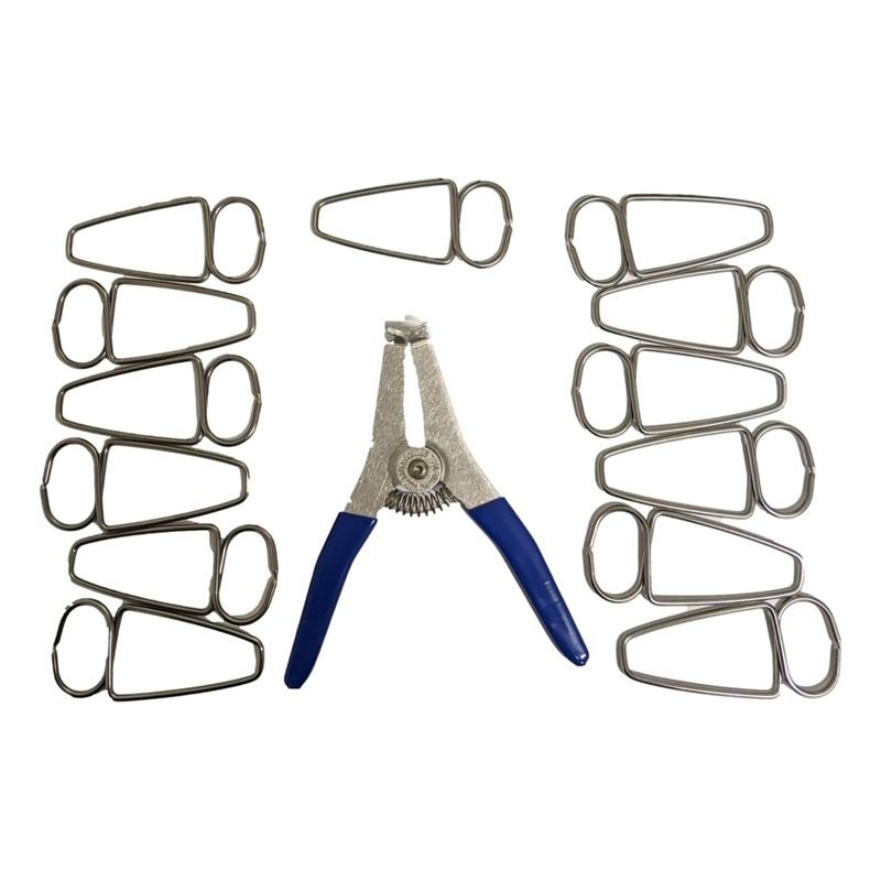 COLLINS TOOL CO COL - 13CLAMP - KIT 13 PACK MITER CLAMPS AND PLIERS KIT - Mississauga Hardware Centre Inc