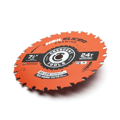 CRESCENT 7 - 1/4in x 24 - Tooth NailSlicer Framing Circular Saw Blade - Mississauga Hardware Centre Inc
