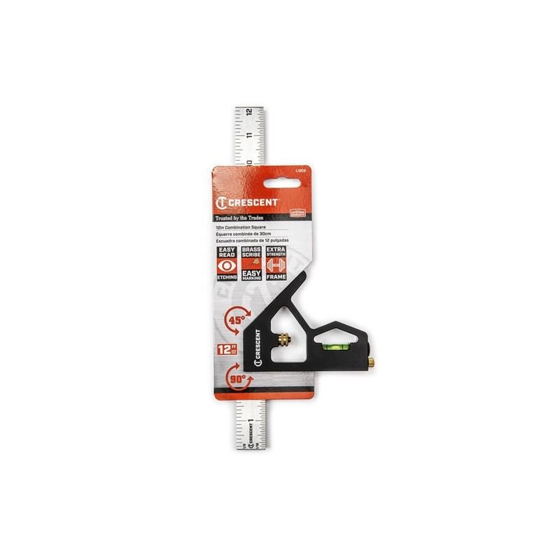 CRESCENT L12CS 12in Combo Square - Mississauga Hardware Centre Inc