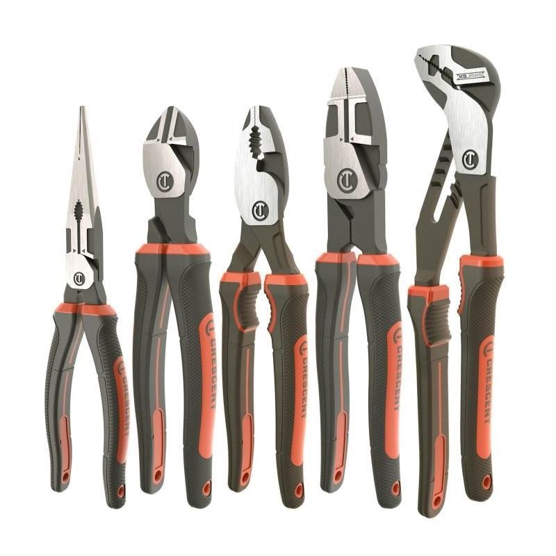 Crescent Z2SET5CG 5 Pc. Z2 Mixed Dual Material Plier Set - Mississauga Hardware Centre Inc