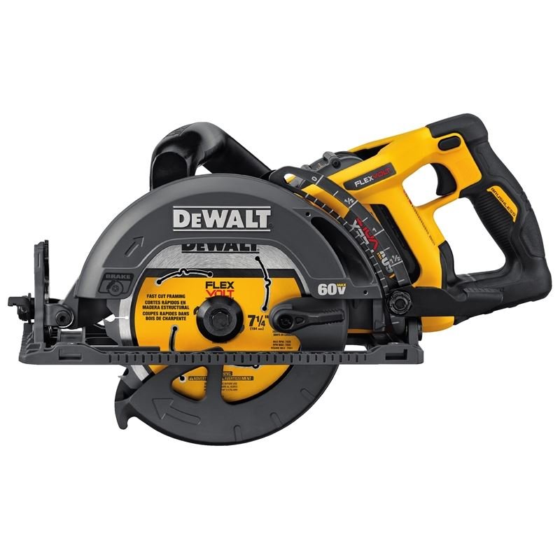 DCS577X1 FLEXVOLTÂ® 60V MAX* 7 - 1/4 in. Cordless Worm Drive Style Saw (9.0Ah Battery) - Mississauga Hardware Centre IncDEWALTDCS577X1