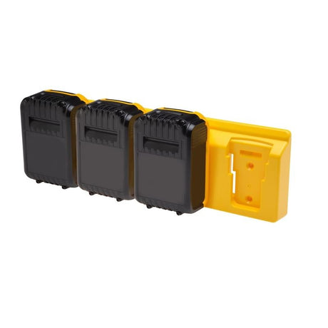 Dewalt 18V & 20V 4 - unit battery holder - Mississauga Hardware Centre Inc48 TOOLSBH-DEW-YEL-04