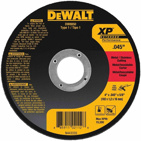 DEWALT 5" x .045" x 7/8" XP metal and stainless cutting - Mississauga Hardware Centre IncDEWALTDW8852