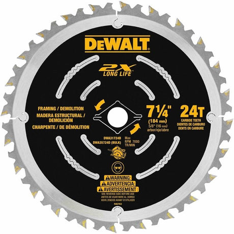 DEWALT 7 - 1/4 in. Demolition Blade - Mississauga Hardware Centre IncDEWALTDWA35724DB10