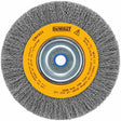 DEWALT 8" crimped bench wire wheel 5/8" abror, medium face, .014" wire - Mississauga Hardware Centre IncDEWALTDW4906