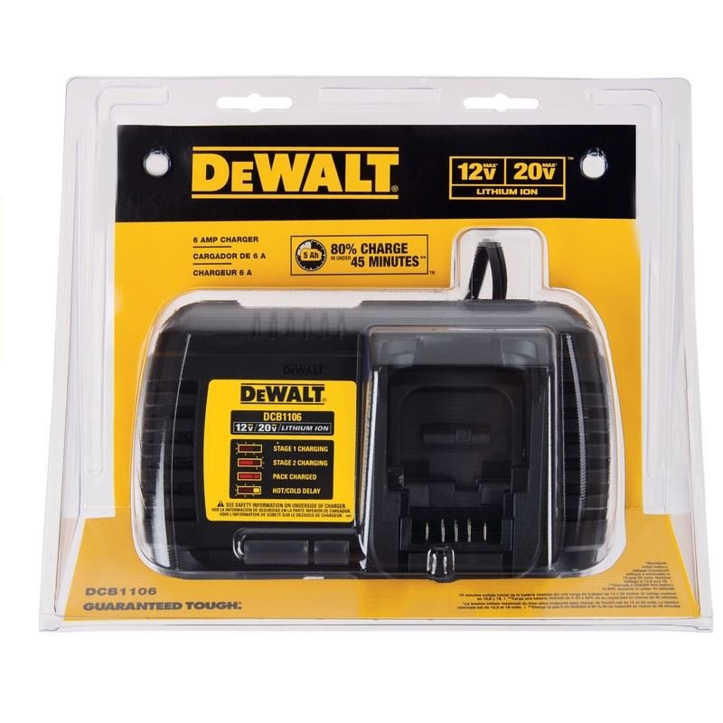 DEWALT DCB1106 12V/20V 6 Amp Charger - Mississauga Hardware Centre IncDEWALTDCB1106