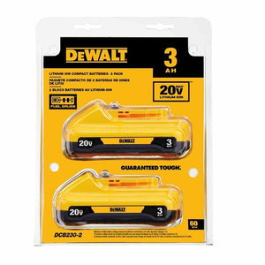 DEWALT DCB230 - 2 20V MAX* 3.0 Ah Compact Battery 2 - Pack - Mississauga Hardware Centre IncDEWALTDCB230-2