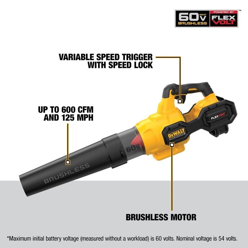 DEWALT DCBL772B 60V MAX FLEXVOLT Brushless Cordless Handheld Axial Blower (Tool Only) - Mississauga Hardware Centre IncDEWALTDCBL772B