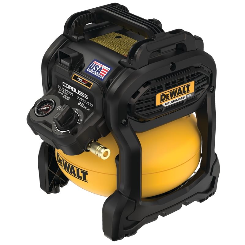 DEWALT DCC2520B 20V MAX 2 - 1/2 GAL. BRUSHLESS CORDLESS AIR COMPRESSOR (TOOL ONLY) - Mississauga Hardware Centre IncDEWALTDCC2520B