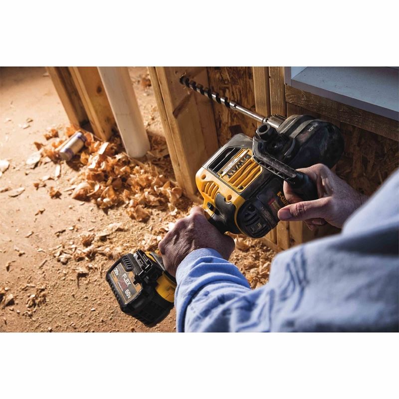 DEWALT DCD460T2 FLEXVOLT 60V Max* VSR Stud and Joist Drill Kit with E - ClutchÂ® System (2 Battery Kit) - Mississauga Hardware Centre IncDEWALTDCD460T2