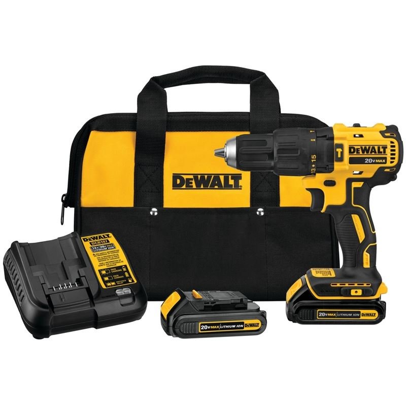 DEWALT DCD778C2 20V MAX Brushless 1/2 in. Compact Cordless Hammer Drill/Driver Kit - Mississauga Hardware Centre IncDEWALTDCD778C2