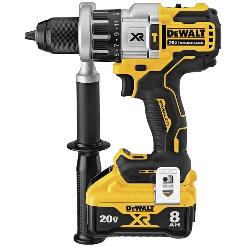 DEWALT DCD998W1 20V MAX* XR 1/2 in. Brushless Hammer Drill/Driver With POWER DETECTTool Technology Kit - Mississauga Hardware Centre IncDEWALTDCD998W1