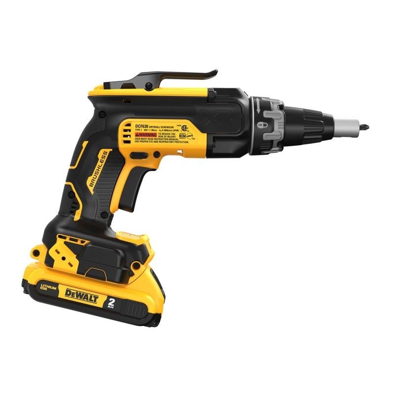 DEWALT DCF630D2 20V MAX XR Brushless Drywall Screwgun Kit (2.0Ah) - Mississauga Hardware Centre IncDEWALTDCF630D2