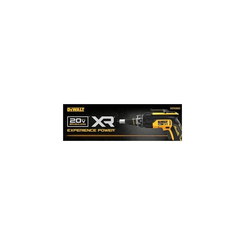 DEWALT DCF630D2 20V MAX XR Brushless Drywall Screwgun Kit (2.0Ah) - Mississauga Hardware Centre IncDEWALTDCF630D2