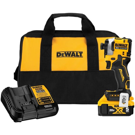 DEWALT DCF850P1 ATOMIC 20V MAX 1/4 IN. BRUSHLESS CORDLESS 3 - SPEED IMPACT DRIVER KIT - Mississauga Hardware Centre IncDEWALTDCF850P1
