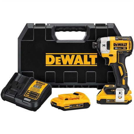 DEWALT DCF887D2 20V MAX* XR 1/4" 3 - Speed Impact Driver Kit (2.0Ah) - Mississauga Hardware Centre IncDEWALTDCF887D2