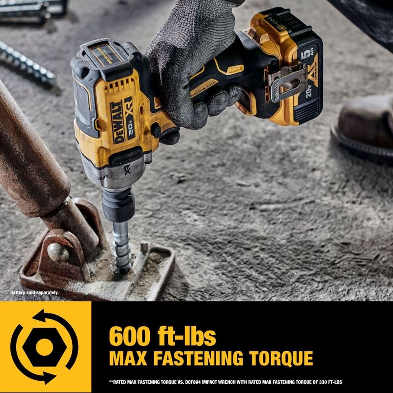 DEWALT DCF891B 20V MAX XR 1/2 in. Mid - Range Impact Wrench with Hog Ring Anvil (Tool Only) - Mississauga Hardware Centre IncDEWALTDCF891B