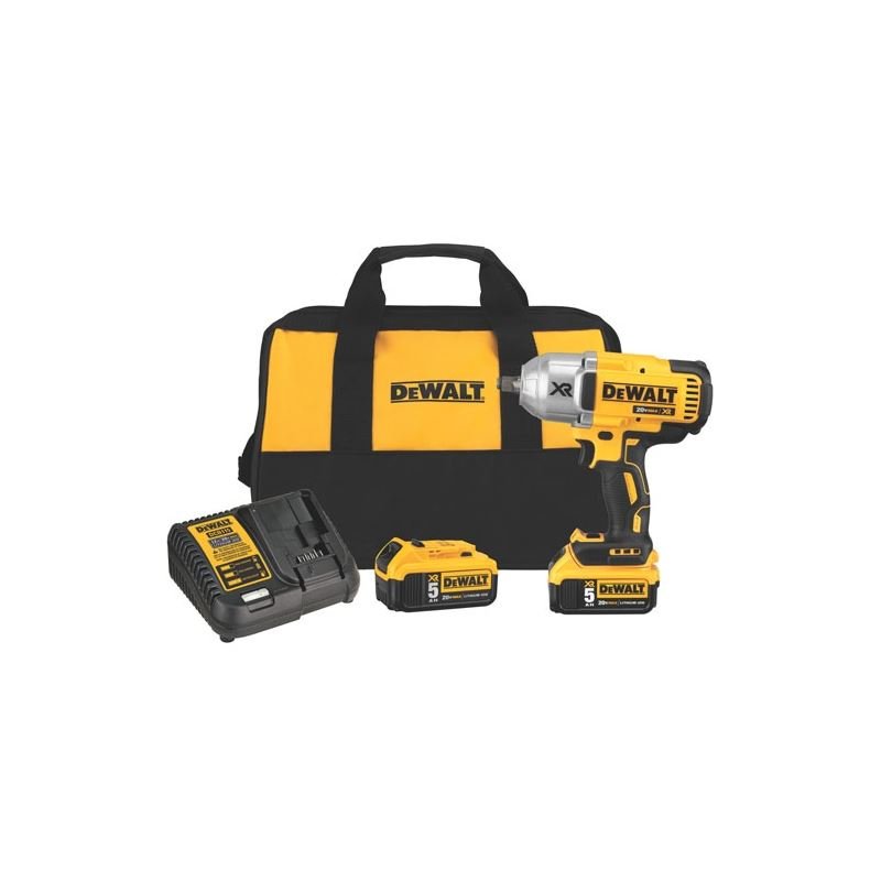 DEWALT DCF899HP2 20v MAX* XR Brushless High Torque 1/2" Impact Wrench Kit w. Hog Ring Anvil (5.0Ah) - Mississauga Hardware Centre IncDEWALTDCF899HP2