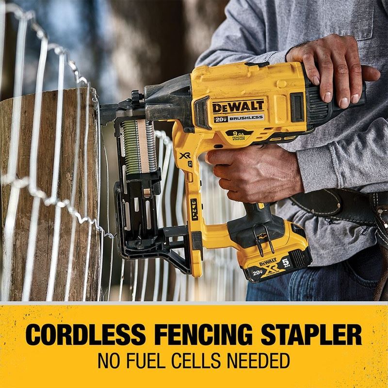 DEWALT DCFS950P2 20V MAX XR 9 GA Cordless Fencing Stapler Kit - Mississauga Hardware Centre IncDEWALTDCFS950P2