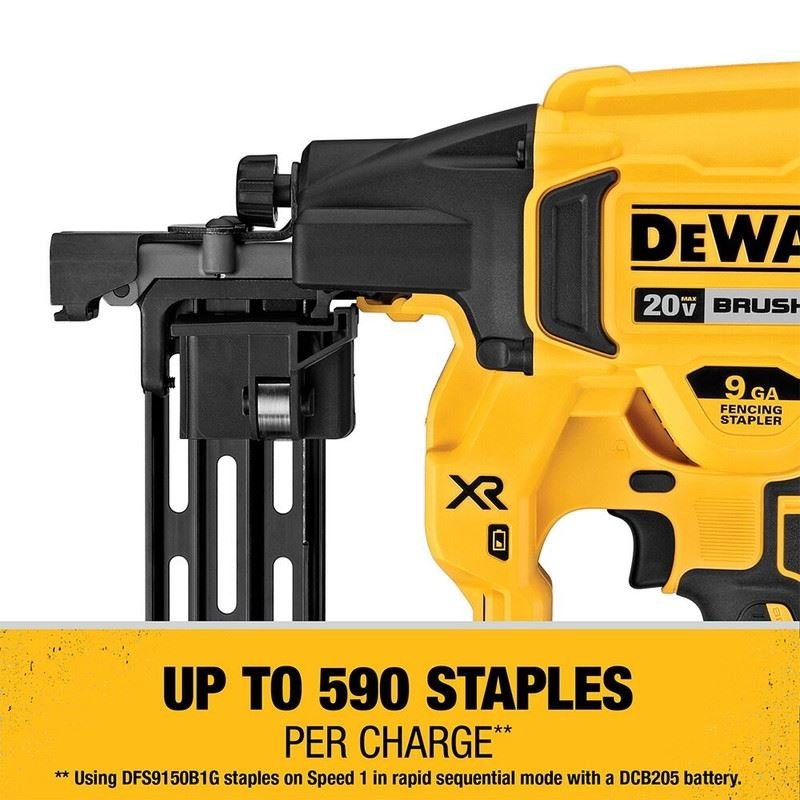 DEWALT DCFS950P2 20V MAX XR 9 GA Cordless Fencing Stapler Kit - Mississauga Hardware Centre IncDEWALTDCFS950P2