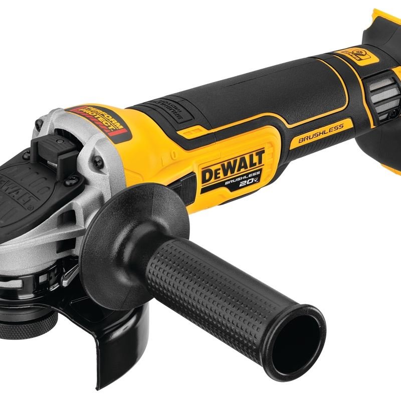 DEWALT DCG405B 20V MAX XR 4.5 IN. SLIDE SWITCH SMALL ANGLE GRINDER WITH KICKBACK BRAKE (TOOL ONLY) - Mississauga Hardware Centre IncDEWALTDCG405B
