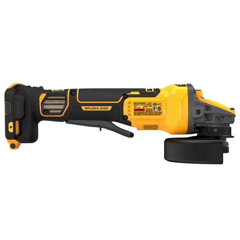 DEWALT DCG416VSB 4.5in/ - 5in 20V MAX Variable Speed Grinder with FLEXVOLT ADVANTAGE - Mississauga Hardware Centre IncDEWALTDCG416VSB