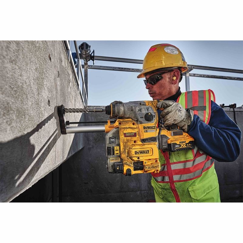 DEWALT DCH293R2DH 20V MAX Brushless 1 - 1/8 in. L - Shape SDS PLUS Rotary Hammer Kit w/ Dust Collection - Mississauga Hardware Centre IncDEWALTDCH293R2DH