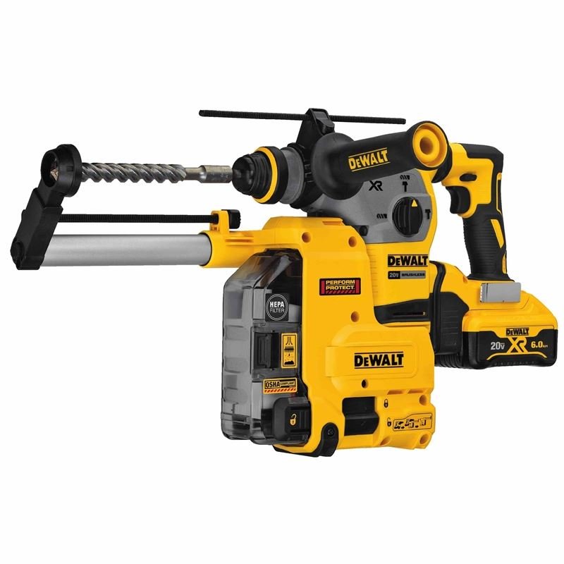 DEWALT DCH293R2DH 20V MAX Brushless 1 - 1/8 in. L - Shape SDS PLUS Rotary Hammer Kit w/ Dust Collection - Mississauga Hardware Centre IncDEWALTDCH293R2DH