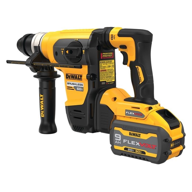 DeWalt DCH416X2 60V MAX 1 - 1/4 in. Brushless Cordless SDS Plus Rotary Hammer Kit - Mississauga Hardware Centre IncDEWALTDCH416X2