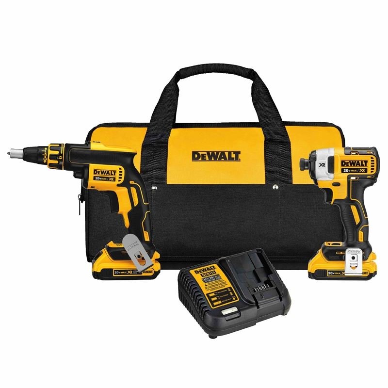 DEWALT DCK267D2 20V MAX* XR Drywall Screwgun Impact Driver Kit (2.0Ah) - Mississauga Hardware Centre IncDEWALTDCK267D2