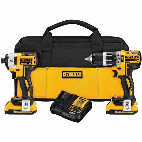 DEWALT DCK287D2 20V MAX* XR Lithium Ion Brushless Compact Hammerdrill Impact Driver Combo Kit - Mississauga Hardware Centre IncDEWALTDCK287D2