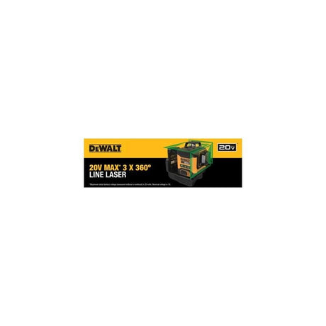 DEWALT DCLE34031D1 20V 3x360 Line Laser Kit - Mississauga Hardware Centre IncDEWALTDCLE34031D1