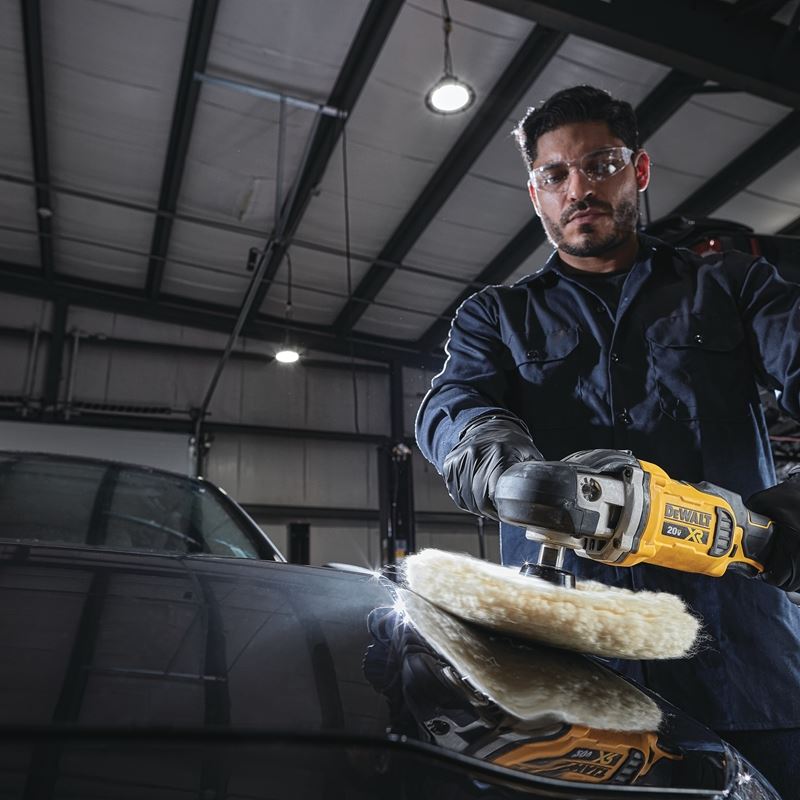 DEWALT DCM849P2 20V MAX* XRÂ® 7 in. (180mm) Cordless Variable Speed Rotary Polisher Kit - Mississauga Hardware Centre IncDEWALTDCM849P2