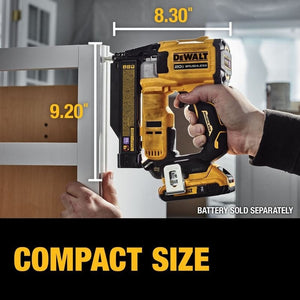 DEWALT DCN623B ATOMIC COMPACT SERIES 20V MAX Brushless Cordless 23 Ga. Pin Nailer (Tool Only) - Mississauga Hardware Centre IncDEWALTDCN623B