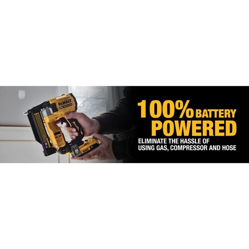 DEWALT DCN623D1 20V MAX XR, 23 GAUGE PIN NAILER - (2.0AH) W/ 1 BATTERY AND BAG - Mississauga Hardware Centre IncDEWALTDCN623D1