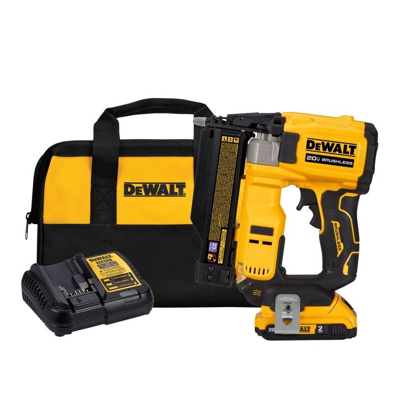 DEWALT DCN623D1 20V MAX XR, 23 GAUGE PIN NAILER - (2.0AH) W/ 1 BATTERY AND BAG - Mississauga Hardware Centre IncDEWALTDCN623D1