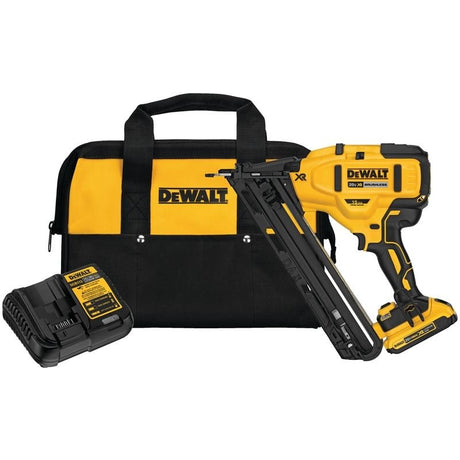 DEWALT DCN650D1 20V MAX XR 15 GA CORDLESS ANGLED FINISH NAILER KIT - Mississauga Hardware Centre IncDEWALTDCN650D1