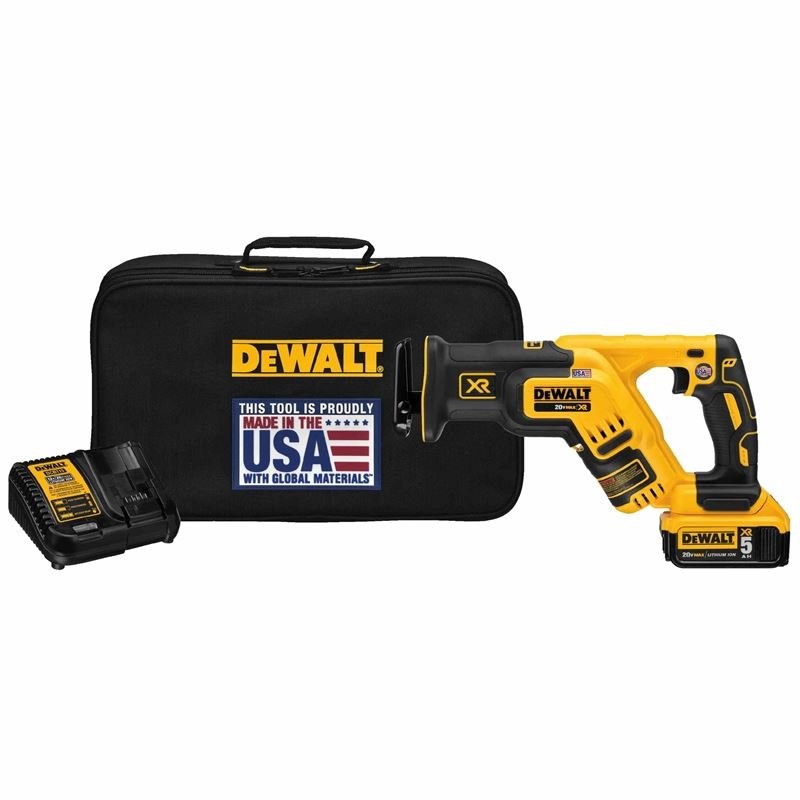 DEWALT DCS367P1 20V MAX* XR Brushless Compact Reciprocating Saw Kit (5.0 Ah) - Mississauga Hardware Centre IncDEWALTDCS367P1