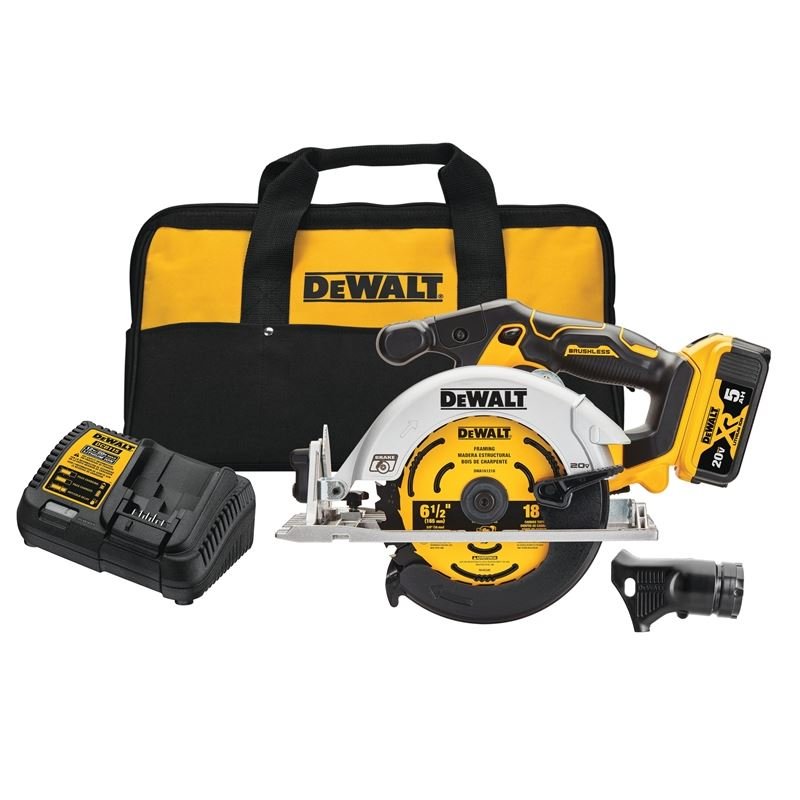 DeWalt DCS565P1 20V MAX 6 - 1/2 In. Brushless Cordless Circular Saw Kit - Mississauga Hardware Centre IncDEWALTDCS565P1