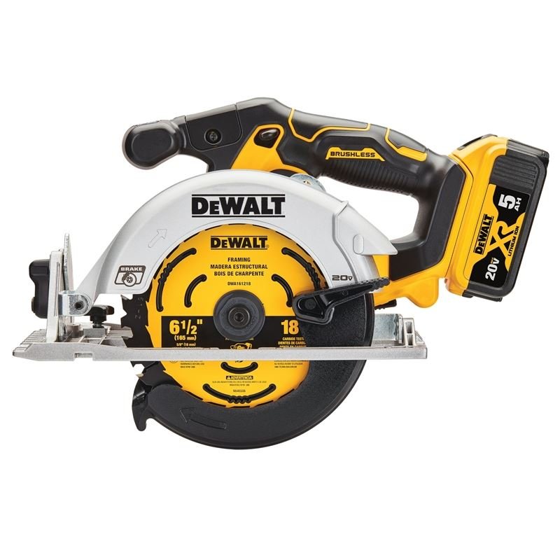 DeWalt DCS565P1 20V MAX 6 - 1/2 In. Brushless Cordless Circular Saw Kit - Mississauga Hardware Centre IncDEWALTDCS565P1
